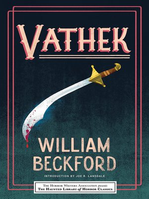 cover image of Vathek